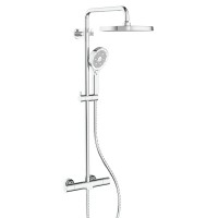 Душевая система тропический душ с термостатом  Koer KB-55013-01 KR4730 хром
